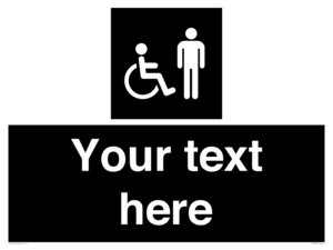 Custom information: black panel disabled and male